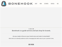 Tablet Screenshot of bonehook.com